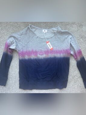 Sundry Ombre crew neck